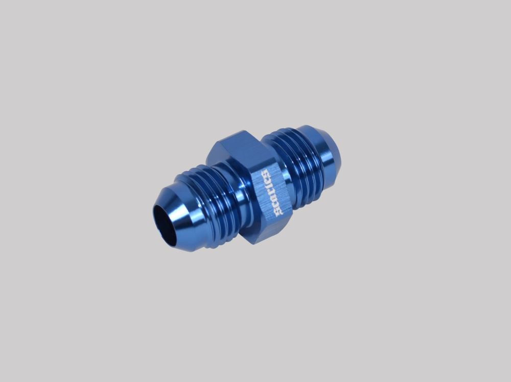 Hose Fitting Flare Union Male-Male AN12 Blue