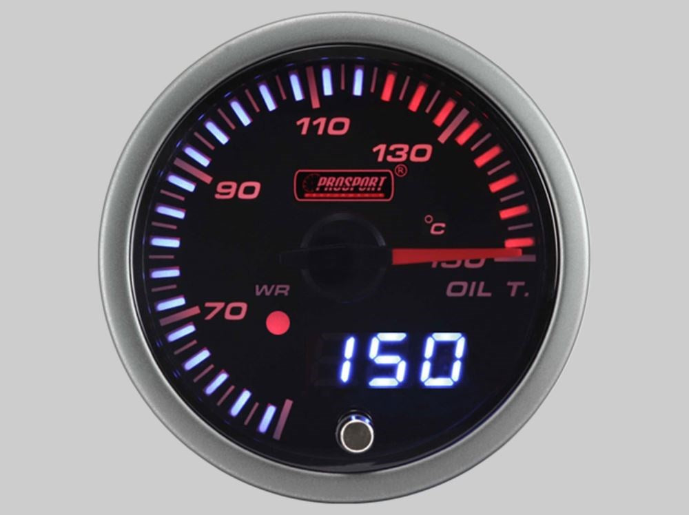Prosport JDM Series - Oil Temp Gauge 52mm