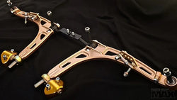 PSM E46M3 billet style +44mm fixed width front lower arms (Order in)