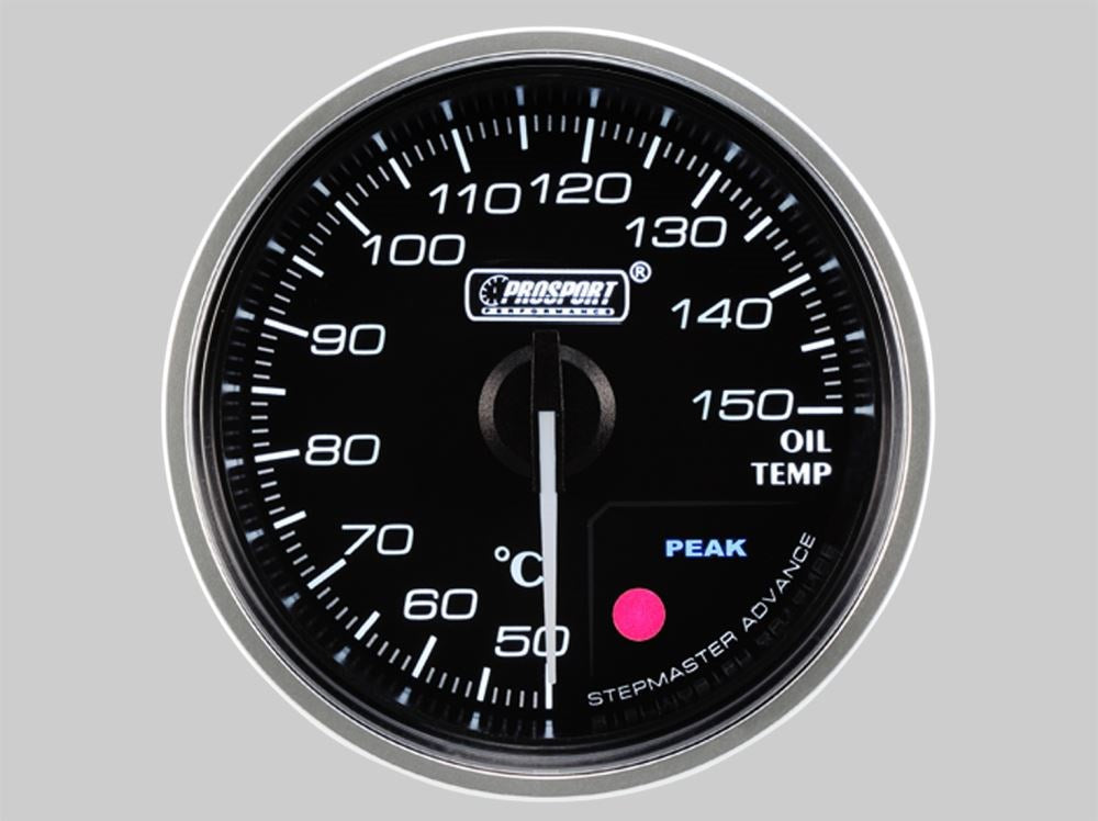 Prosport Oil Temp Gauge 60mm Supreme Series