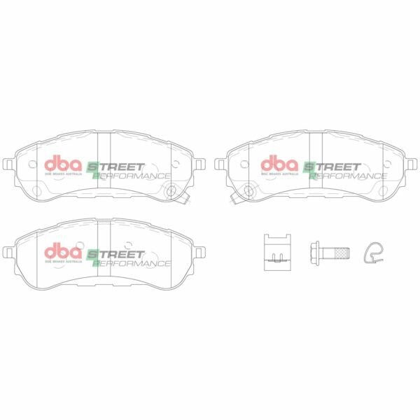DBA SP STREET PERFORMANCE BRAKE PADS [  Ford Ranger PK Raptor 2018 - On R ]