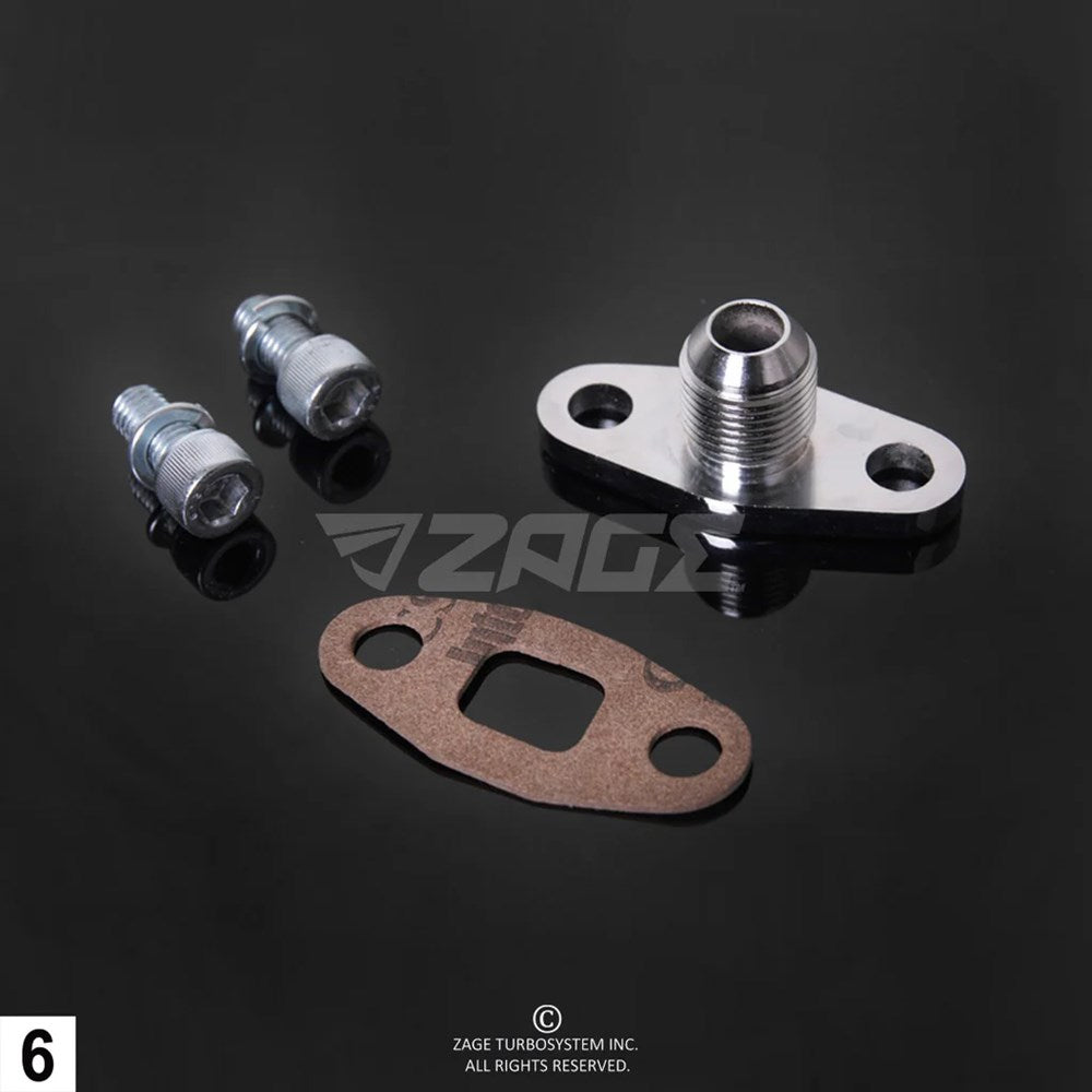 Turbo Oil Drain Flange AN10 TD07 (Order in)
