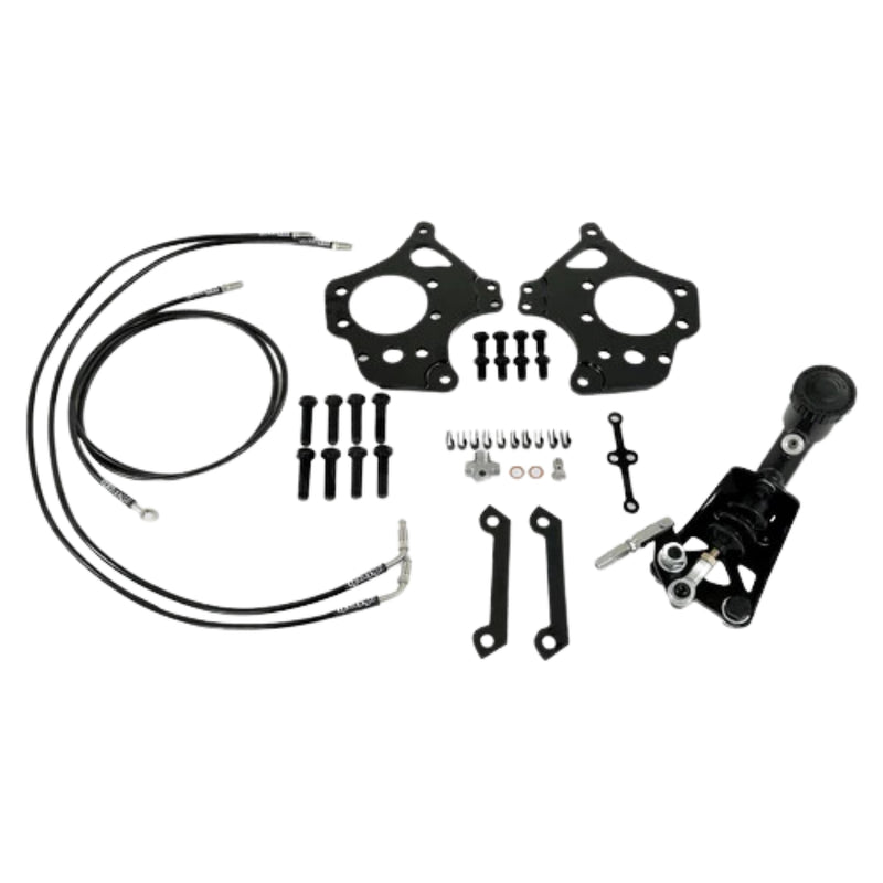 GKTECH 2 POT NISSAN 5/8" DUAL CALIPER HIDDEN HYDRAULIC HANDBRAKE SETUP (Order in)