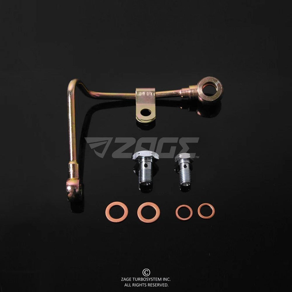 Oil Feed Hardline Kit for Subaru VF22 VF34 Turbos (Order in)