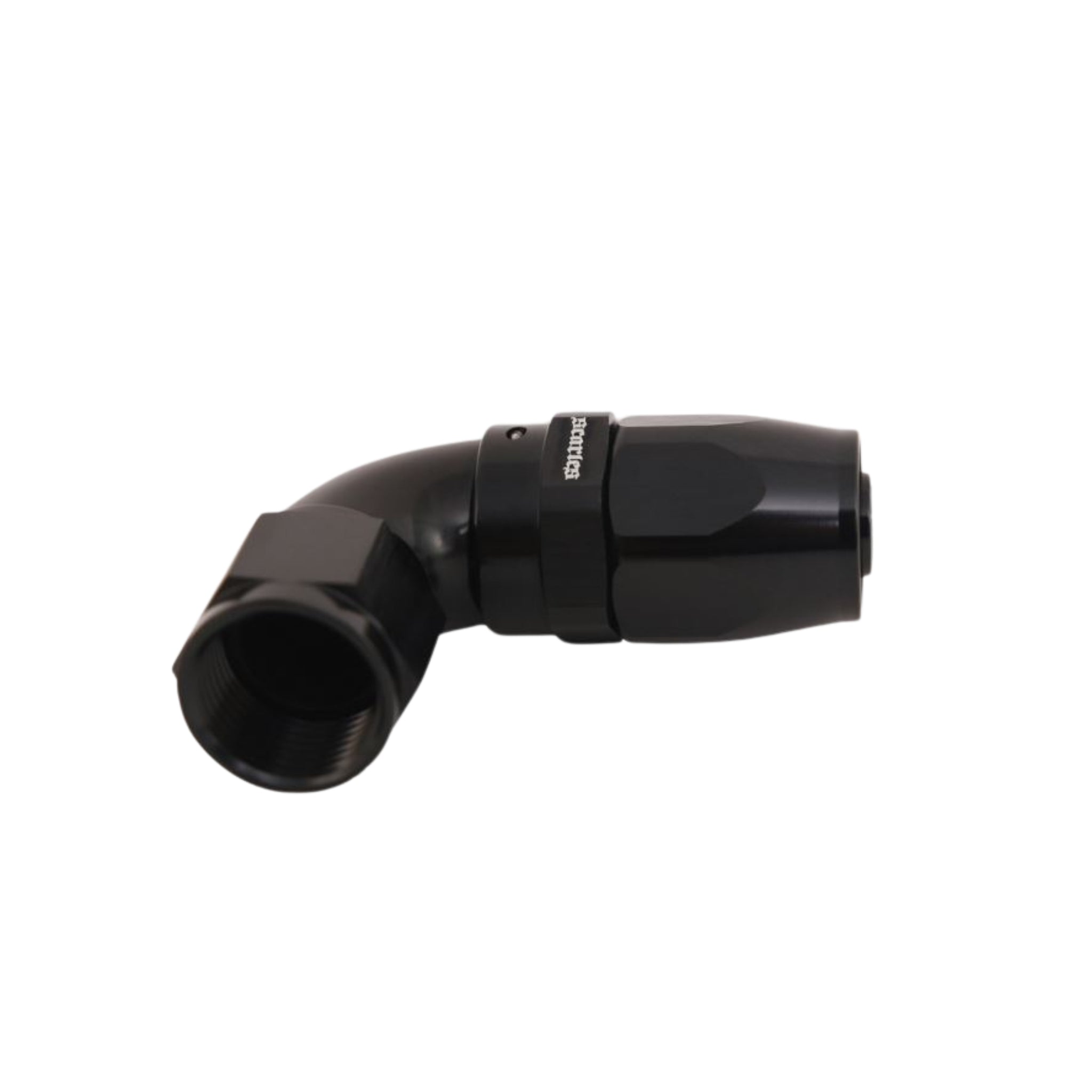 Hose Fitting AN10 Swivel End 90 Degree - Black