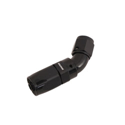 Hose Fitting AN6 Swivel End 45 Degree - Black