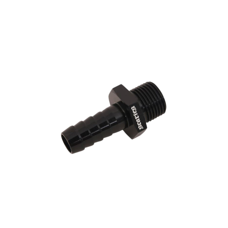 Hose Barb Fitting M18*1.5 - 12.7mm - Black