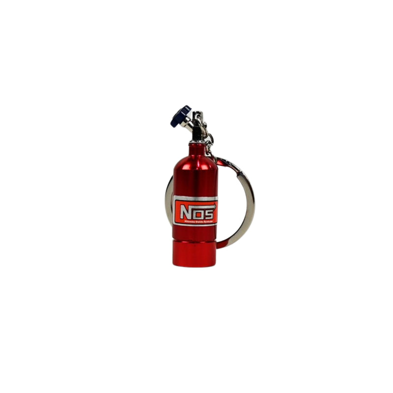 NOS Bottle Keychain with LED - Red