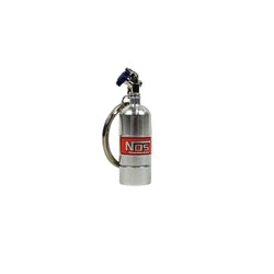 NOS Bottle Keychain with LED - Silver