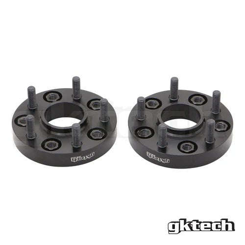 GKTECH 15mm Nissan 5x114.3 Hub Centric Wheel Spacers with standard studs