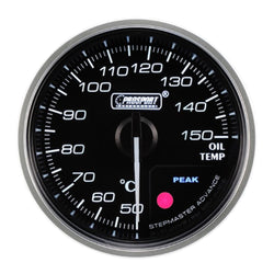 Prosport Oil Temp Gauge 60mm Supreme Series