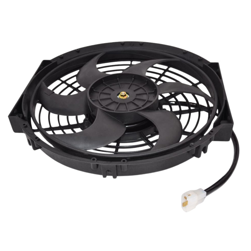 Radiator Fan 10" Curved & Mounting Kit