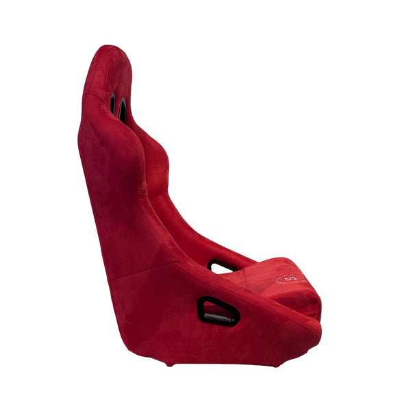 Bucket Seat - Red Suede Entry