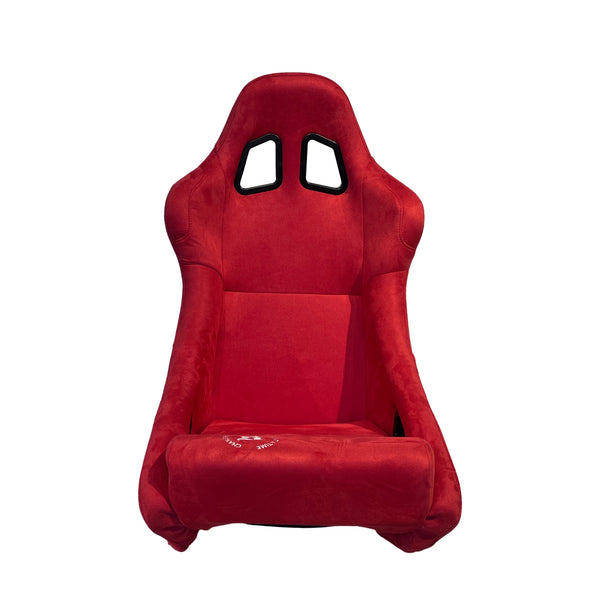 Bucket Seat - Red Suede Entry