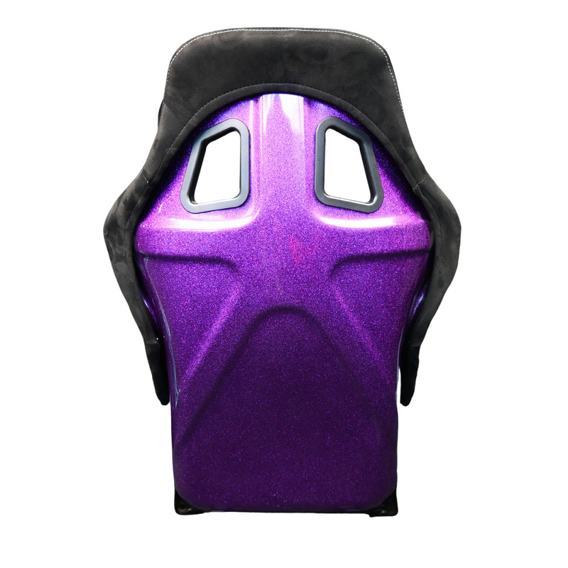 Bucket Seat Fixed - Pro Suede purple glitter back