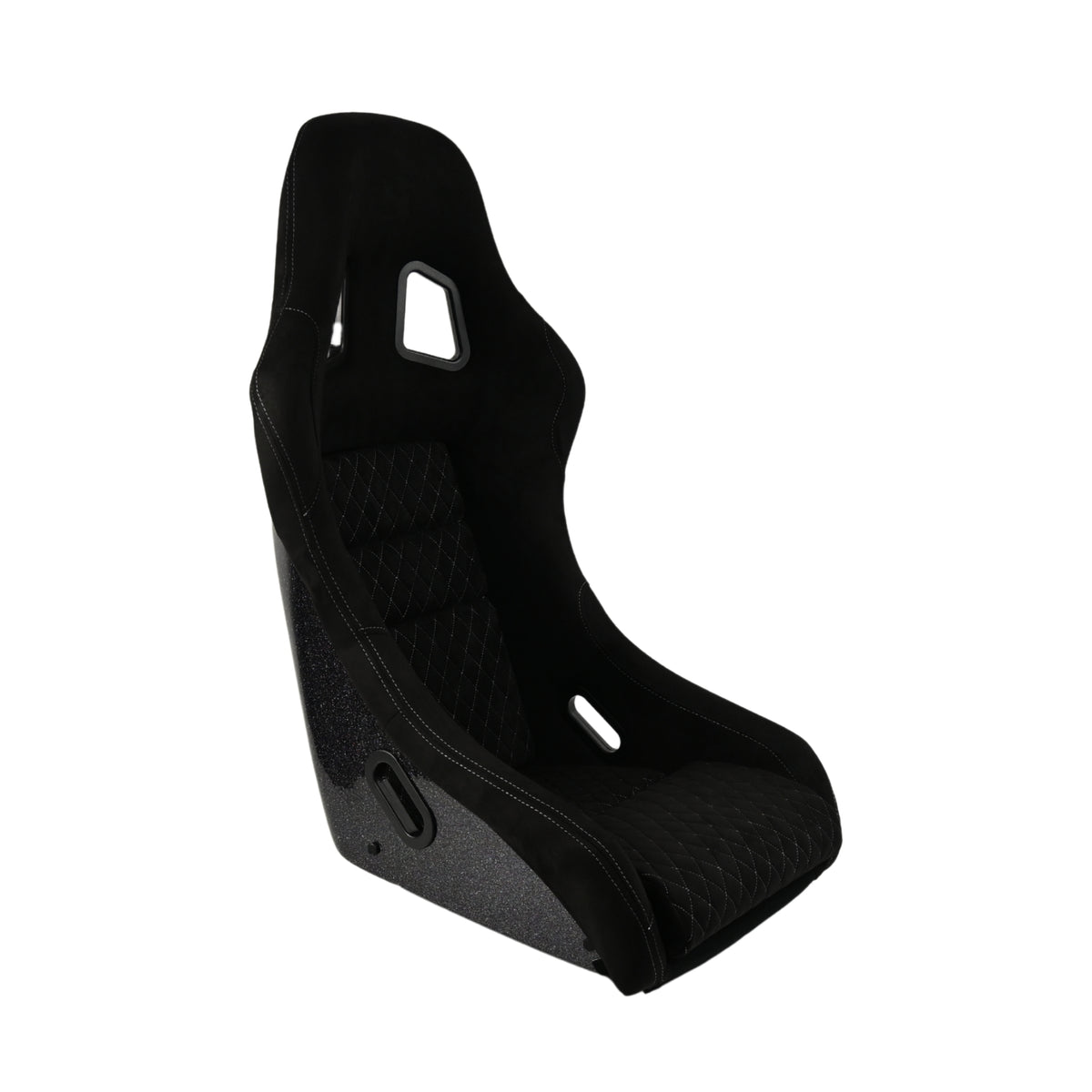 Bucket Seat Fixed - Pro Suede Checker black glitter back