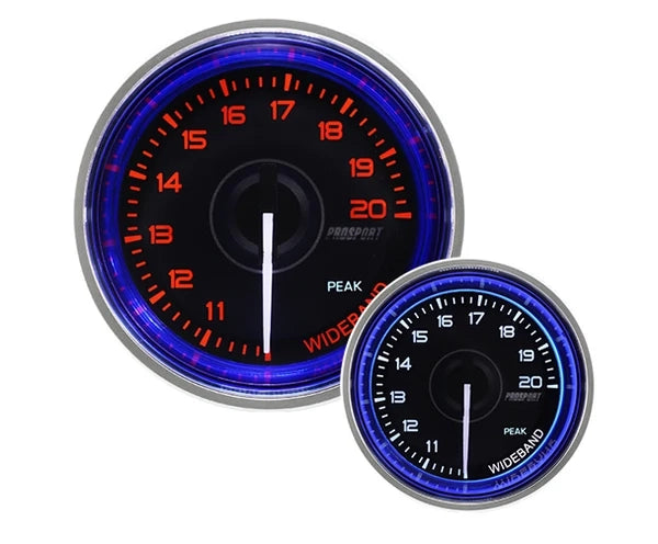 Prosport Wideband Air Fuel Ratio kit 52mm Crystal Blue Series
