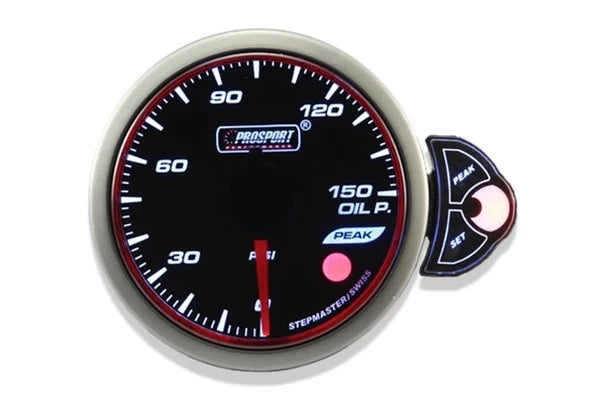 Prosport Oil Pressure Gauge 52mm Halo Series