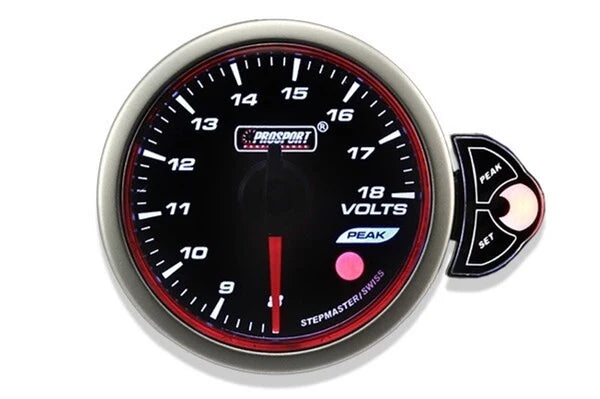 Prosport Volt Gauge 52mm Halo Series