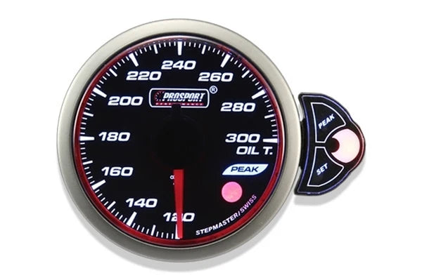 Prosport Oil Temperature Gauge 52mm Halo Series