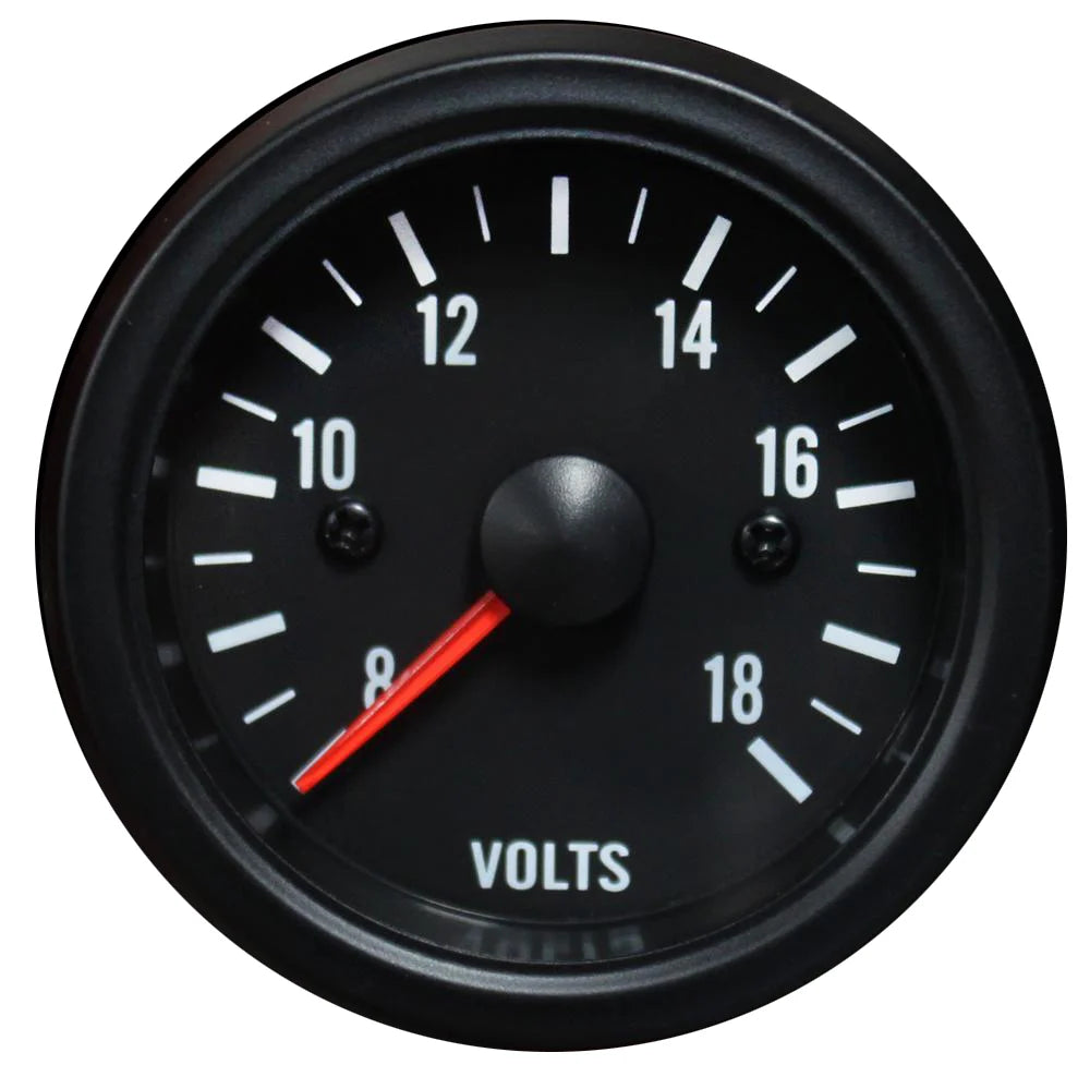 Prosport Volt Gauge 52mm Basic Black Series