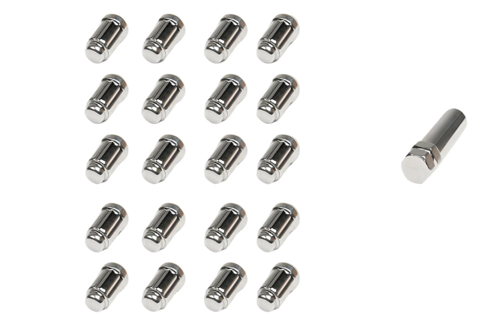 6 Spline Chrome Wheel Nuts 12x1.5 (Individual)