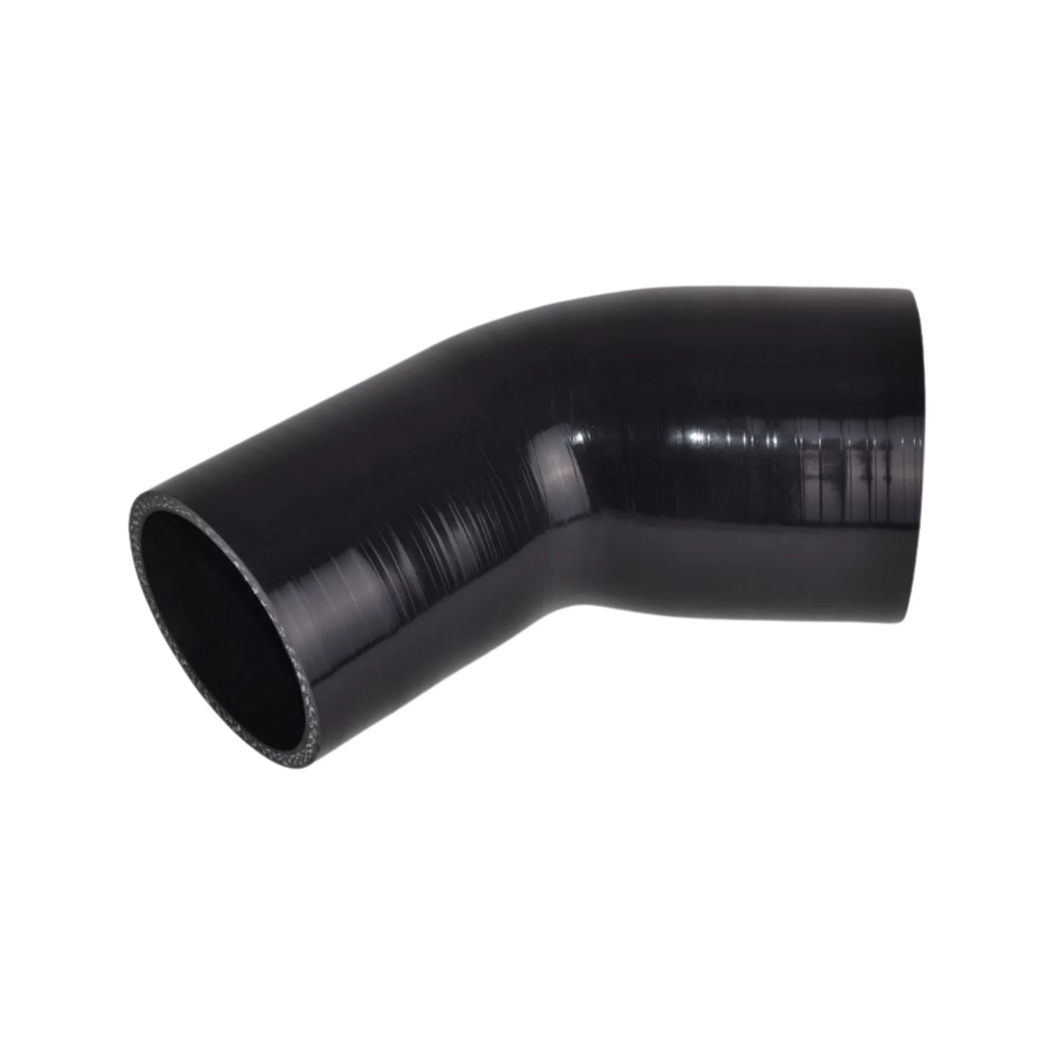 Silicone Joiner 2.75"-3.25" 45 Degree Reducer - Black