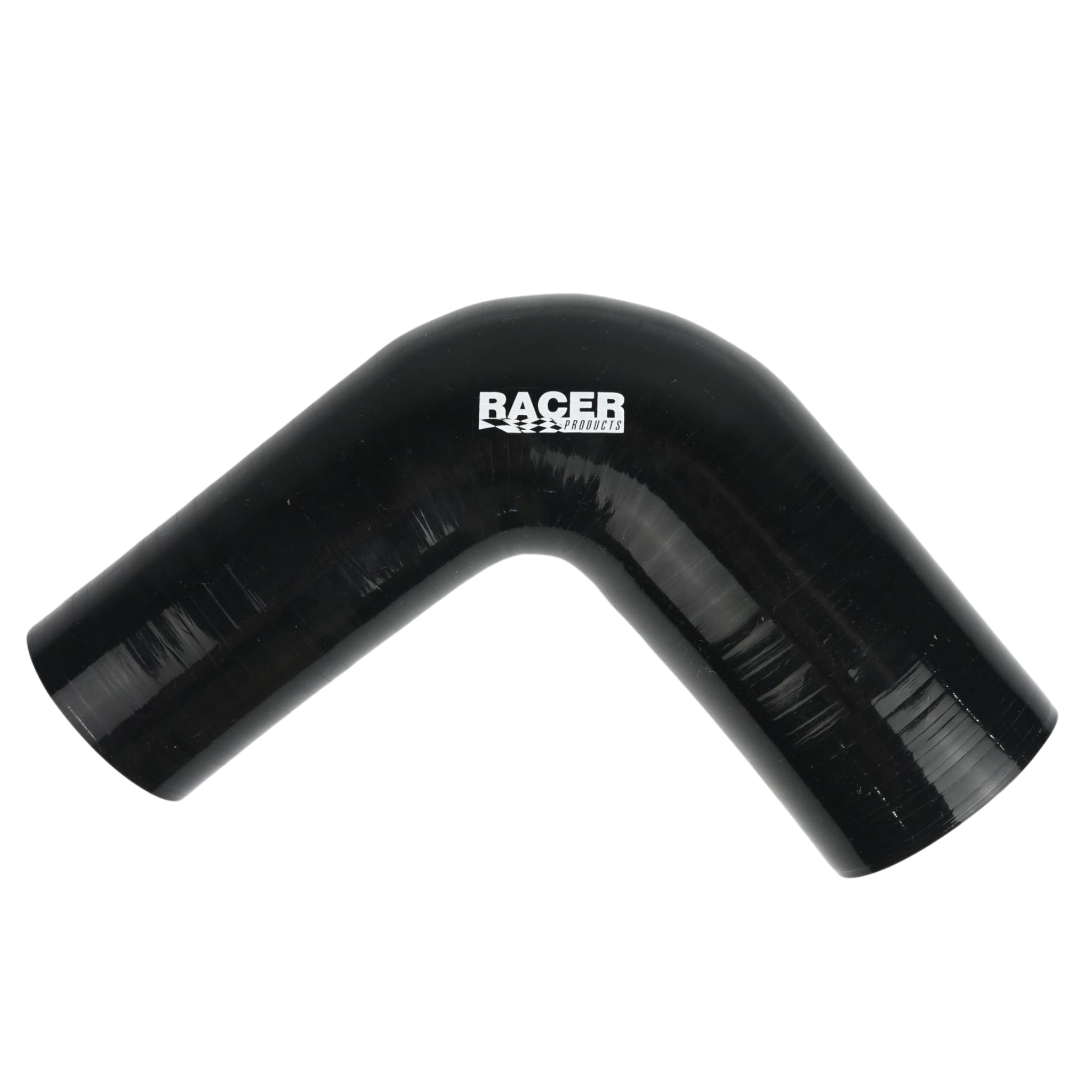 Silicone Joiner 2.75" - 3.5" 90 Degree Reducer - Black
