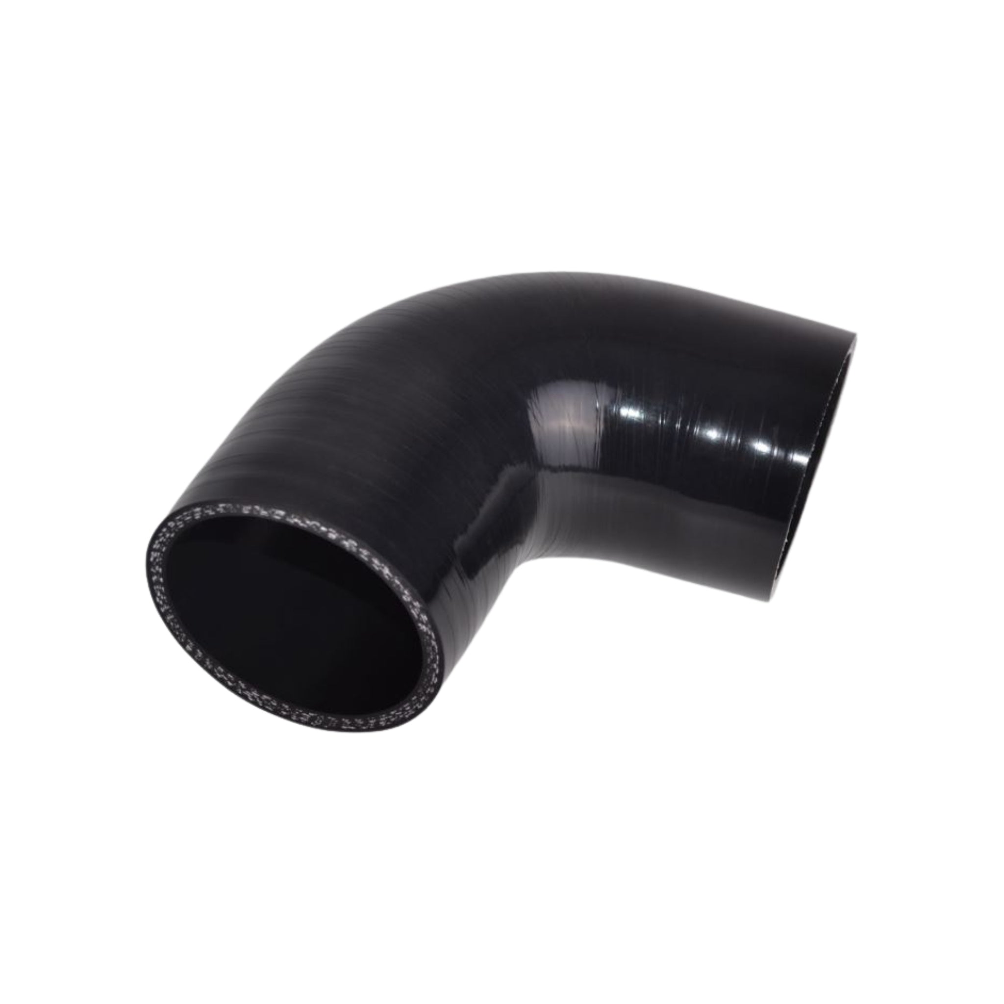 Silicone Hose  4.0" 90 degree black