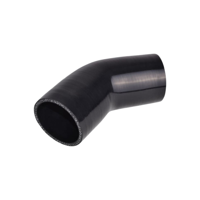 Silicone Hose  2.25" 45 degree black