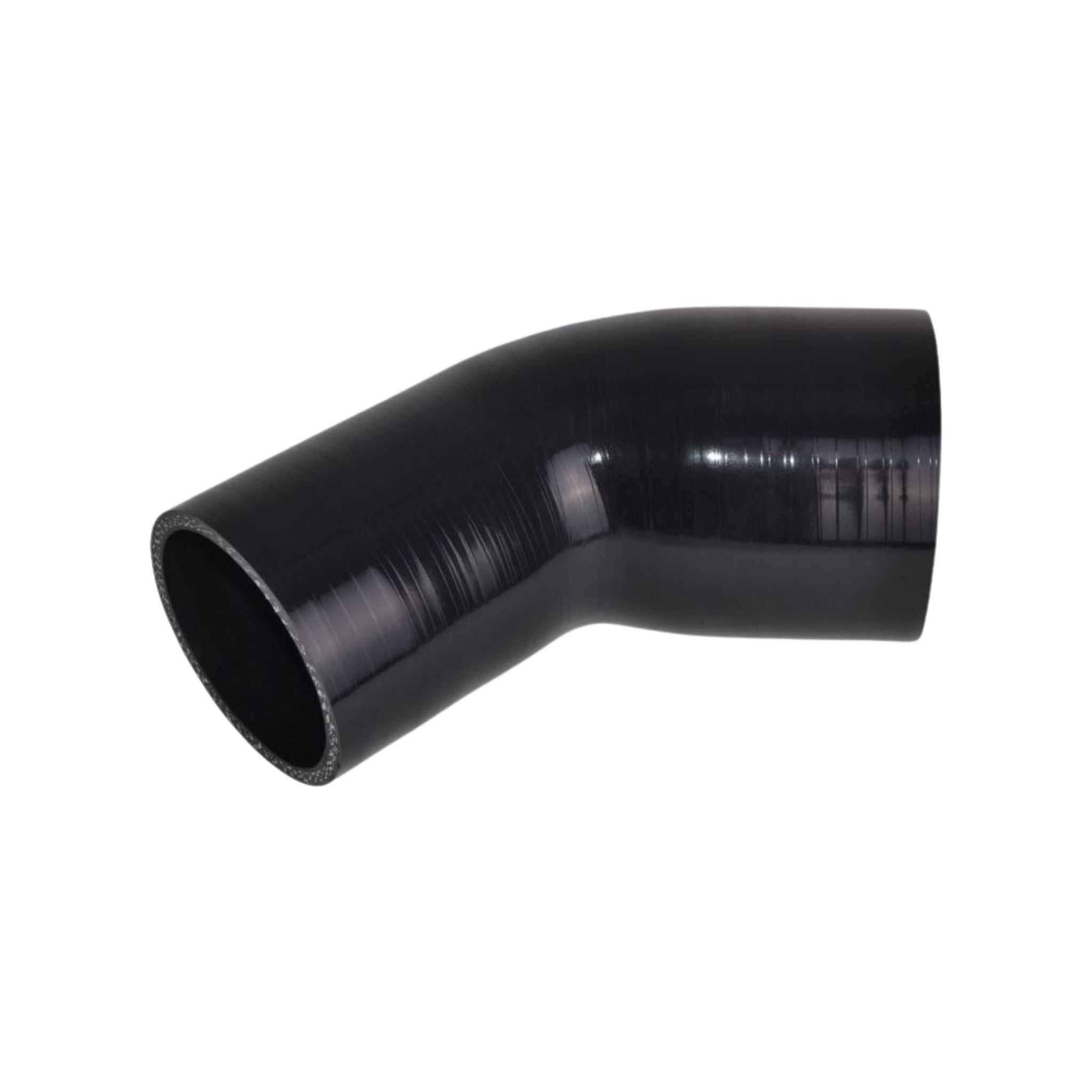 Silicone Hose 3.5"-3.25" 45 degree reducer black *SCARLES*