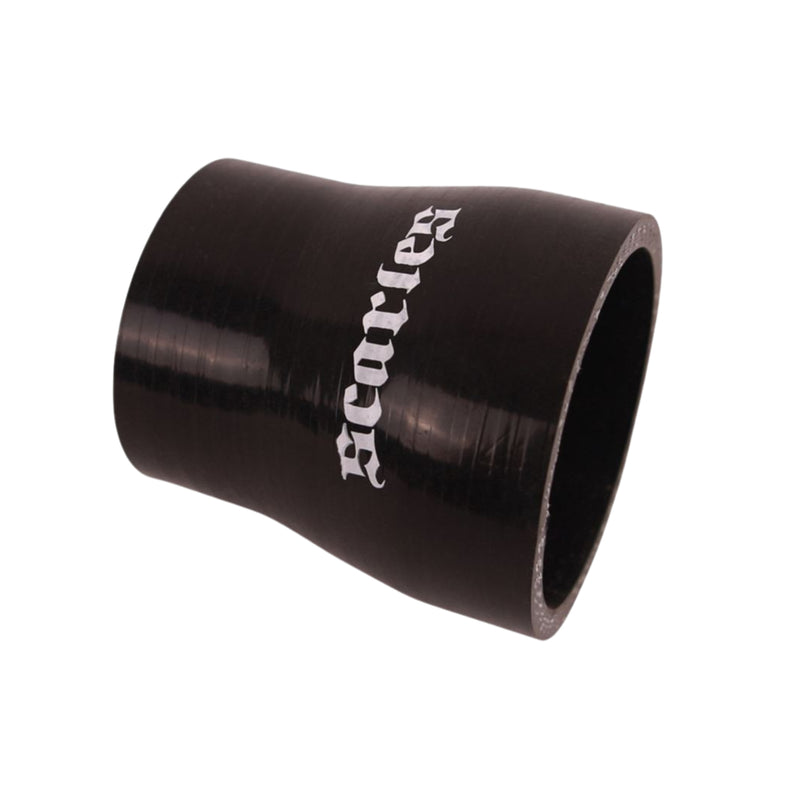 Silicon 2.25"-2.5" Straight Reducer - Black