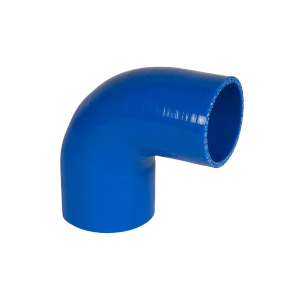 Silicone Hose 2.75"-4" 90 Degree Reducer - Blue *SCARLES*