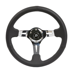 Premium Black Steering Wheel 350mm