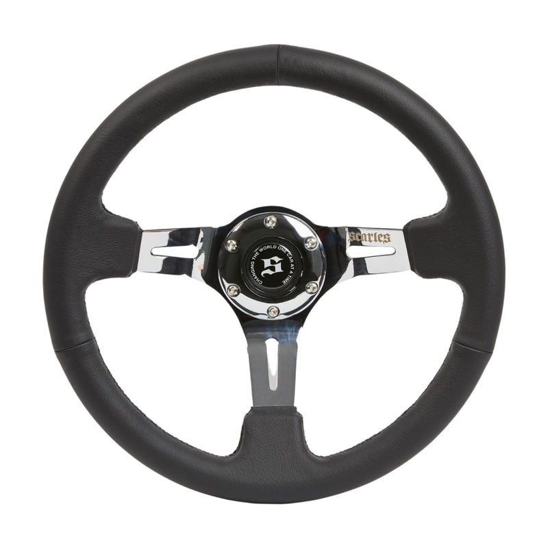 Premium Black Steering Wheel 350mm