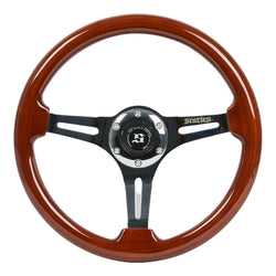 Premium Mahogany Steering Wheel 350mm