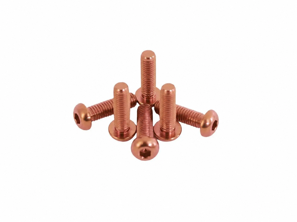 Steering Wheel Titanium Button Head Bolt Bronze