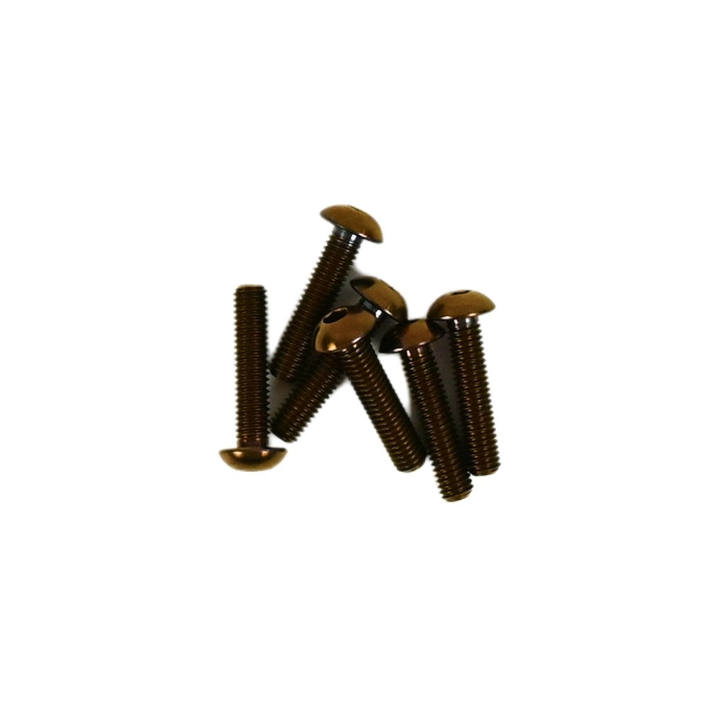 Steering Wheel Titanium Button Head Bolt Bronze