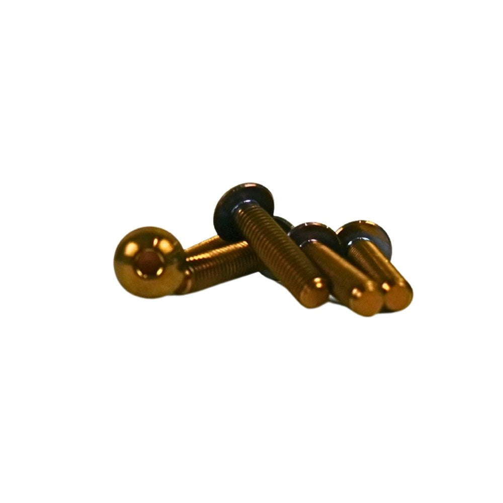 Steering Wheel Titanium Button Head Bolt Bronze