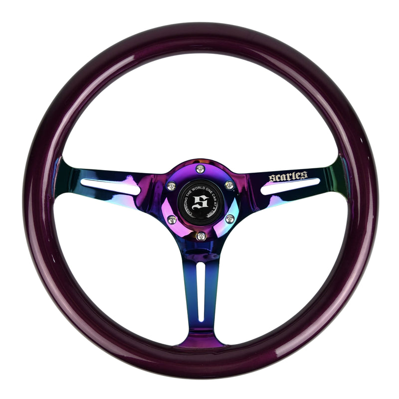 Scarles Purple Steering Wheel