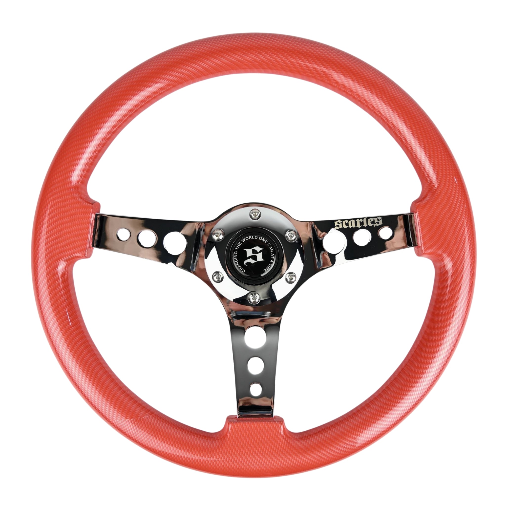 Scarles Watermelon Mahogany Steering Wheel