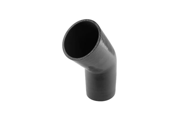 Turbosmart Silicon 45 Degree Silicon Hose Elbow 3.50" Black) (Order in)