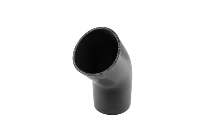 Turbosmart Silicon 45 Degree Silicon Hose Elbow 4.00" (Black) (Order in)