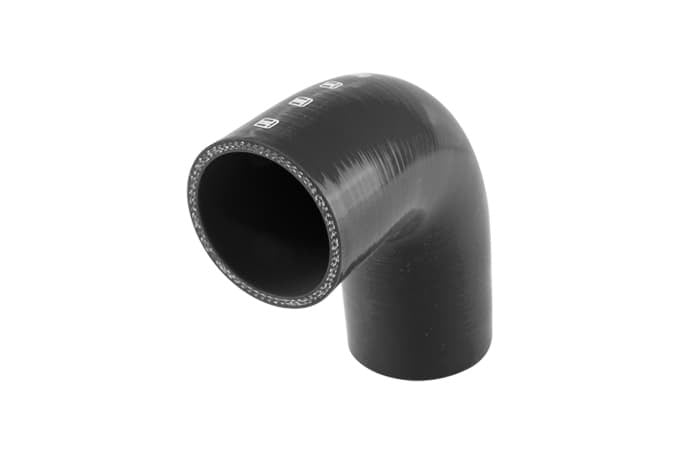 Turbosmart Silicon 90 Degree Reducer Elbow 2.50-3.00" (Black) (Order in)