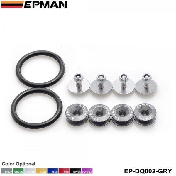 EPMAN Quick Release Fender Washer Fasteners Grey