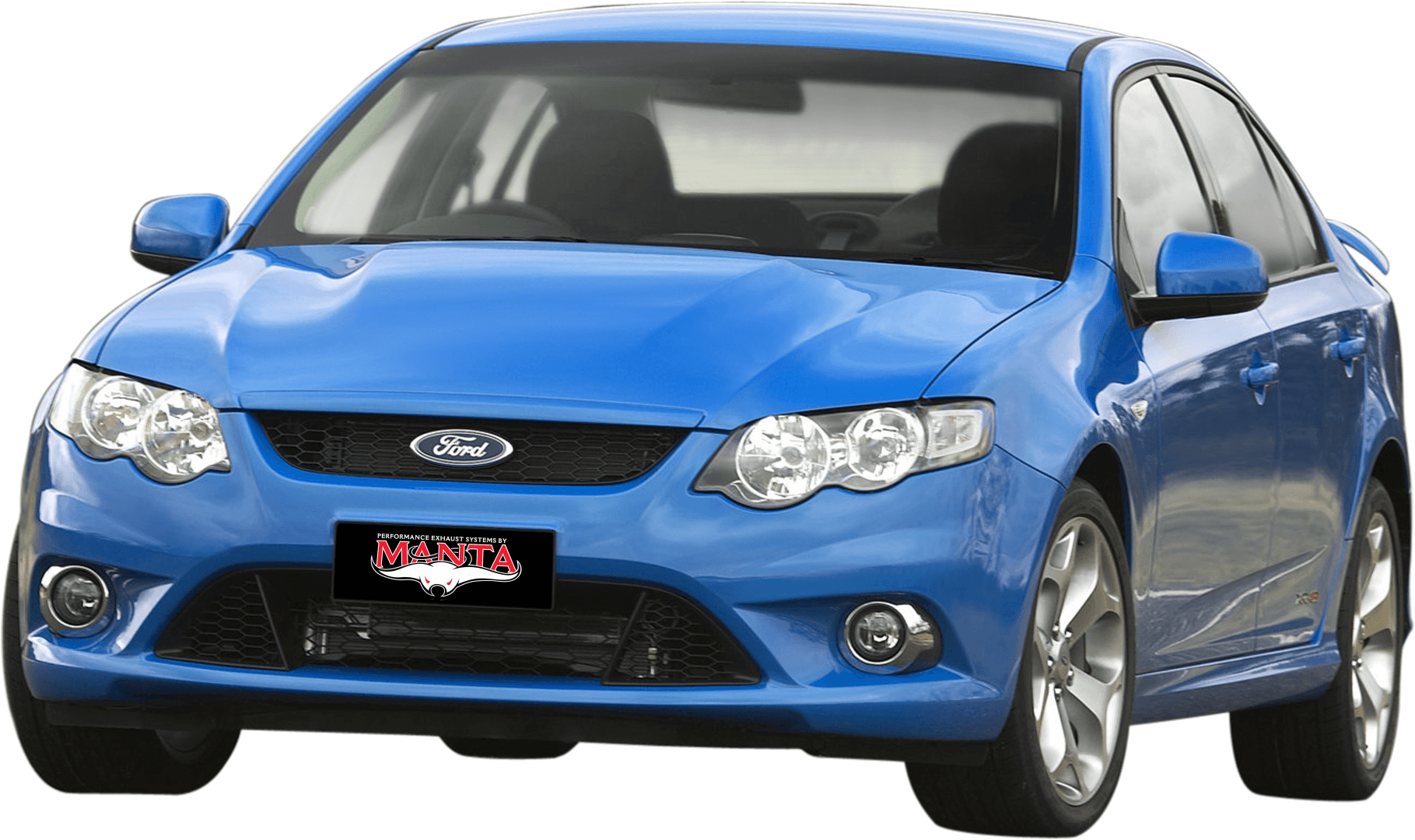 Ford Falcon FG 5.4L XR8 V8 Sedan (not including FPV models). Optional exhaust exit out driver and passenger side.