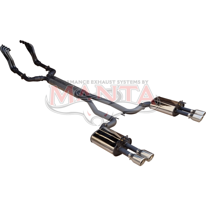 DPE by Manta Performance Dual 3" Full System with 1 3/4" Headers & 3.5" Tips (V8 Commodore VE/VF 06-17)