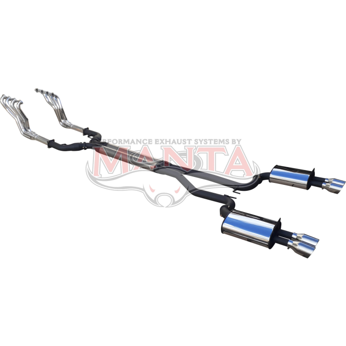 DPE by Manta Performance Dual 3" Full System with 1 7/8" Ceramic Coated Headers & 3.5" Tips (V8 Commodore VE/VF 06-17)