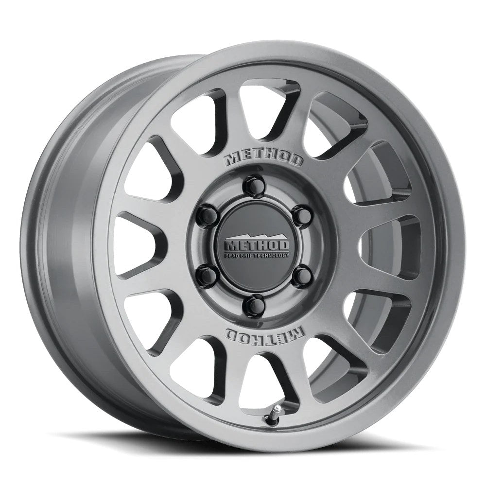 Method Race Wheels Style 703 | Bead Grip | Gloss Titanium 17x8.5 +35P