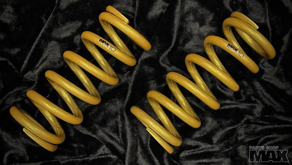 PSM Coilover Springs 63mm ID 20KG/125mm Gold (Order in)